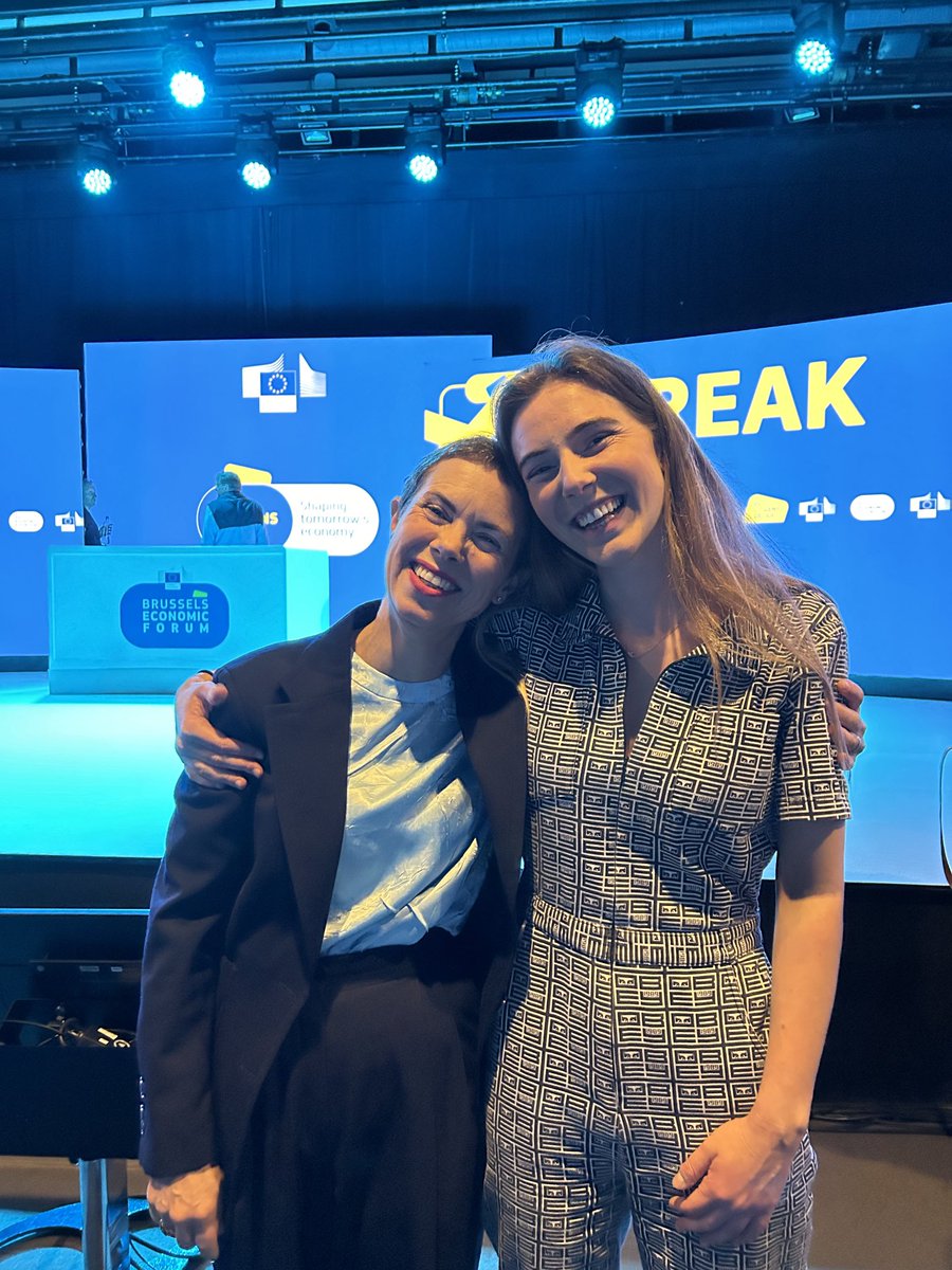 So many fabulous women speaking today #EUBEF24 ⁦@adelaidecharli2⁩ ⁦@MeabhMcMahon⁩ ⁦@TeaJarc⁩ ⁦@OliviaLazard⁩ ⁦@DianeCoyle1859⁩ ⁦@gemmagaldon⁩ what a delight to meet you!