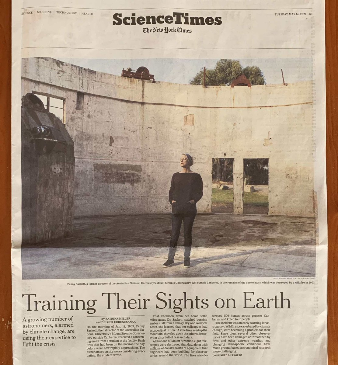 Astronomers for Planet Earth (@astro4earth) on Twitter photo On the front page of the Science Times section of <a href="/nytimes/">The New York Times</a> on Tuesday: how #astronomers are using their expertise to fight the #climate crisis and become active in making a change for the better!
nytimes.com/2024/05/14/sci… On the front page of the Science Times section of <a href="/nytimes/">The New York Times</a> on Tuesday: how #astronomers are using their expertise to fight the #climate crisis and become active in making a change for the better!
nytimes.com/2024/05/14/sci…