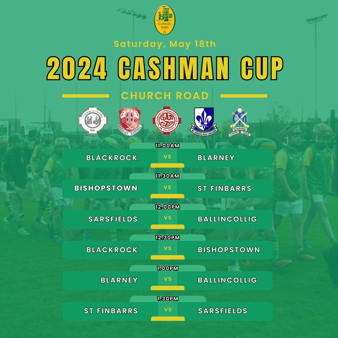 The Cashman Cup continues at Church Road on Saturday! 🏆