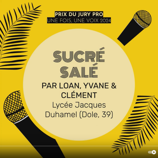 🏆Toutes nos félicitations pour le Prix du jury pro <a href="/unefoisunevoix/">Une fois, une voix</a> aux 3 élèves du lycée Duhamel <a href="/acbesancon/">Académie de Besançon</a> <a href="/DSDEN39/">DSDEN Jura</a> #EducMédiasInfo ↩️
youtube.com/watch?v=oopMlT…