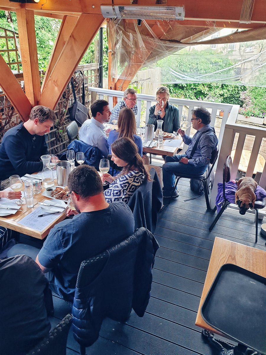 We had such a fun terrace tasting with Adam from Saddle Goose Wine and Sergio from <a href="/Blackbookwinery/">Blackbook Winery</a> this week! 🥂
 
We tried a trio of wines from each which perfectly illustrated just how joyous English wine can be. 

Be sure to sign up to our mailer to hear about the next one ✍️