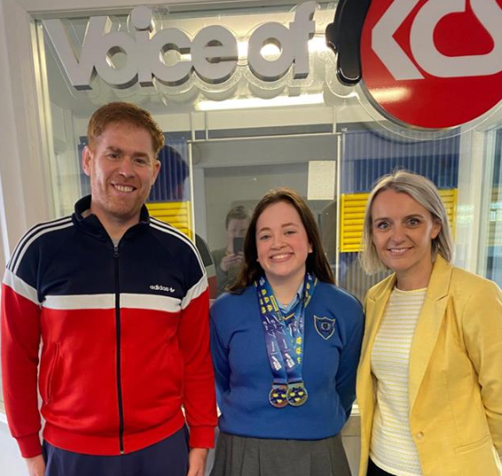 Well done to 5th Year @KinsaleComSch student Gemma Whelan who competed in the Munster Swimming Gala last weekend. Gemma won gold in the 1500m Freestyle and Bronze in the individual medley. Well done Gemma. All at KCS are extremely proud of your achievements