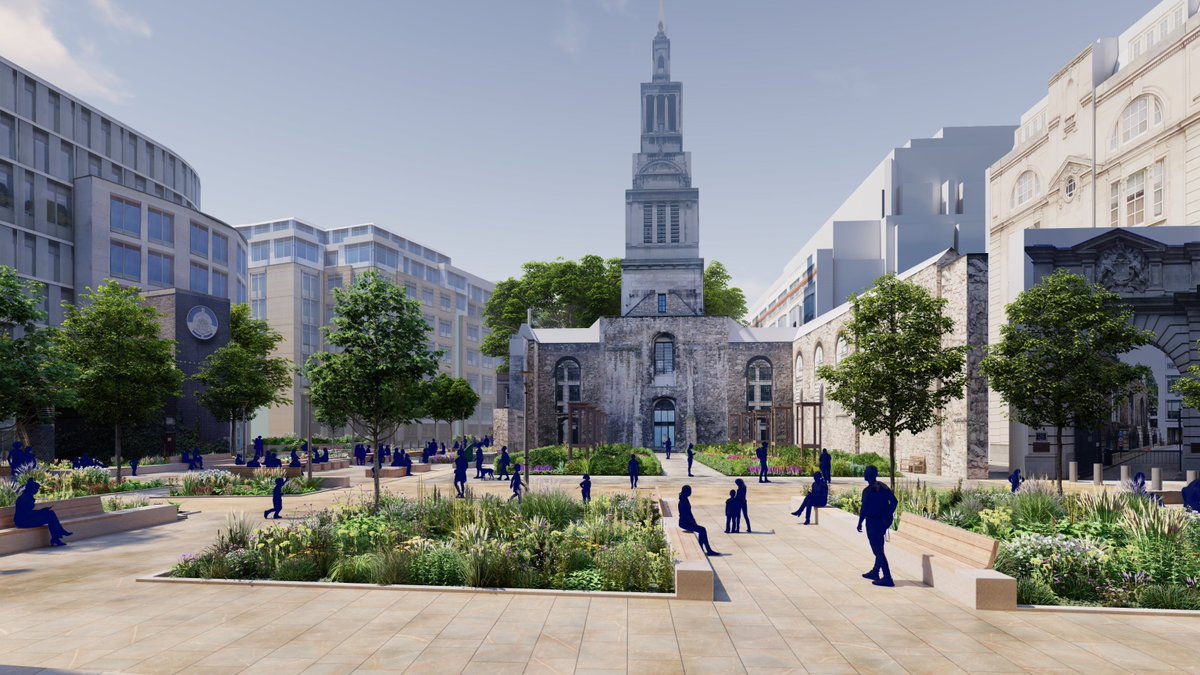 Designs for new park and play space near St Paul’s Cathedral revealed Read more here: citymatters.london/designs-for-ne…