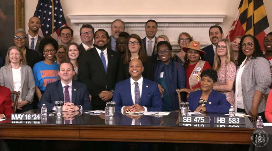 Today, @GovWesMoore officially endorsed the #Maryland Center for Firearm Violence Prevention & Intervention, signing it into law! A heartfelt appreciation goes out to our dedicated partners in the #CVI sector, who have tirelessly advocated for years to enhance the