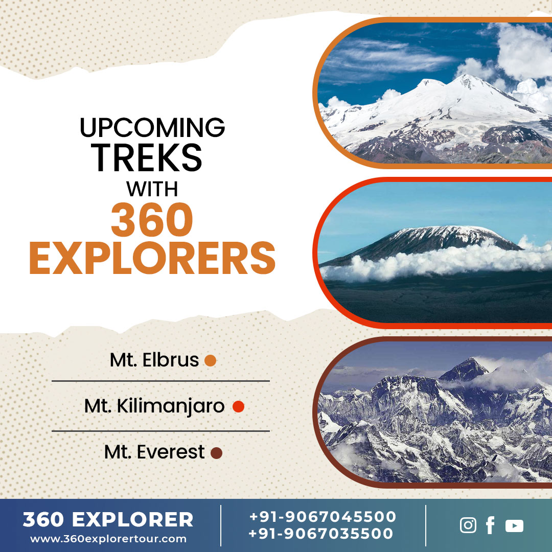 Join for upcoming Trek with 360 Explorer in this year.
#MountElbrus #MountKilimanjaro #Mo#MountEveres
.
Contact: 360explors@gmail.com
+91-9067045500 | 9067035500
.
#mounteveresttrek #trekking2024 #exploremore #climbing #SummitGoals #naturelovers #camping⛺️