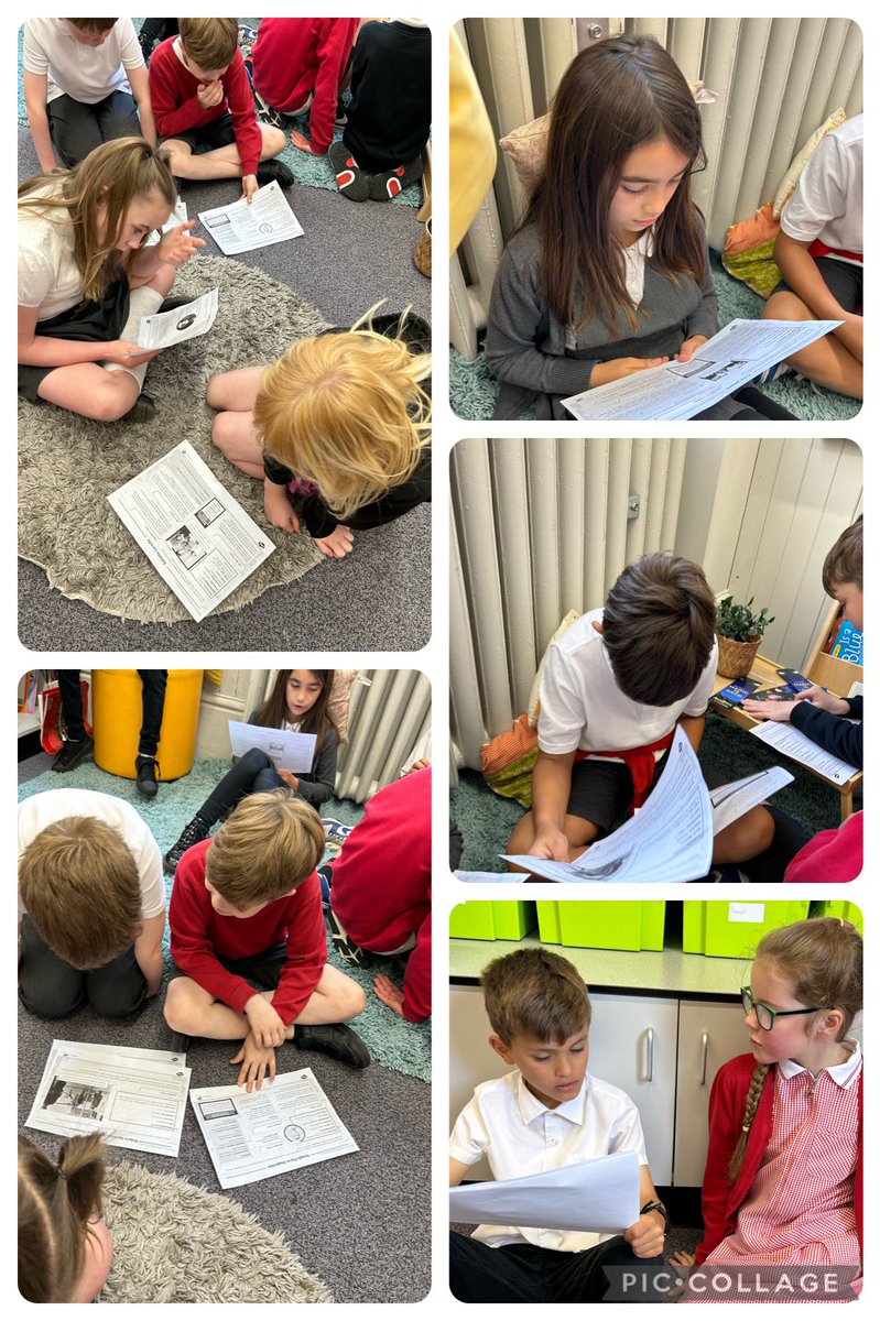 P4 shared reading for information. They were researching then sharing profiles about passengers who were onboard the Titanic. #skim #scan #share #highlight #discuss #fact #fiction #reliablesources