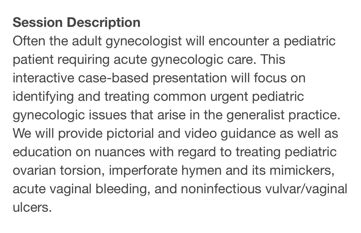 Are you attending ACOG? Learn some PAG with Dr. Nichole Tyson & Dr. Kim Hoover as they discuss PAG emergencies- Adnexal  Torsion, Heavy Menstrual Bleeding, Vulvar Ulcers & Hematocolpos. @acog #pediatricandadolescentgynecology #youngwomenshealth #teenhealth #adolescenthealth