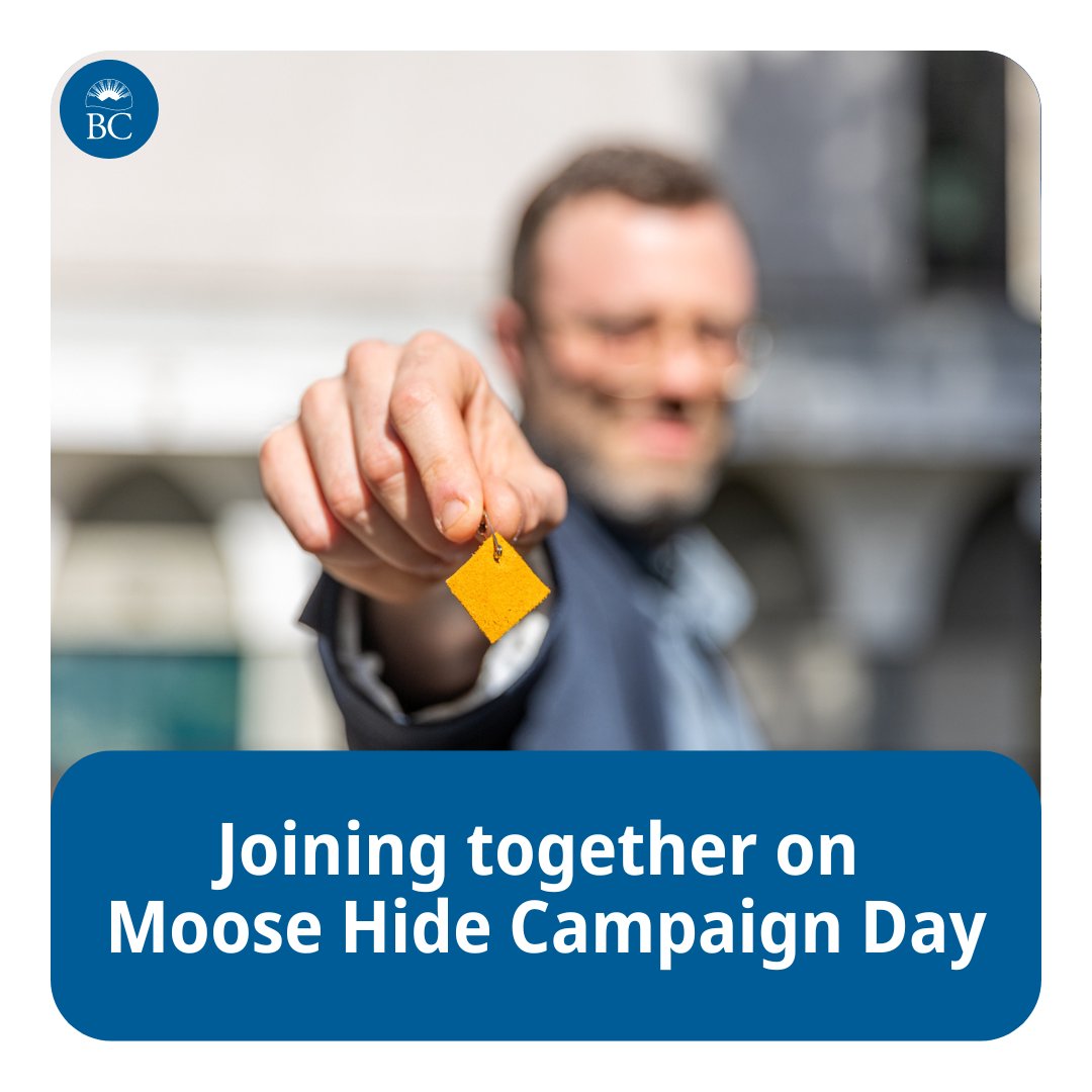 Moose Hide Campaign Day is an Indigenous-led movement dedicated to calling for an end to gender-based violence. Wearing these pins can inspire big conversations that lead to safer BC for Indigenous women, girls and 2SLGBTQIA+ people. Learn more: MooseHideCampaign.ca
