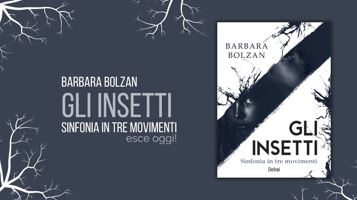 Esce oggi
GLI INSETTI di <a href="/B_LaBolzan/">LaBolzan</a> !
Scopri di più su: 
delraiedizioni.com/catalogo/libri…

#Libri #DelraiEdizioni #Narrativa