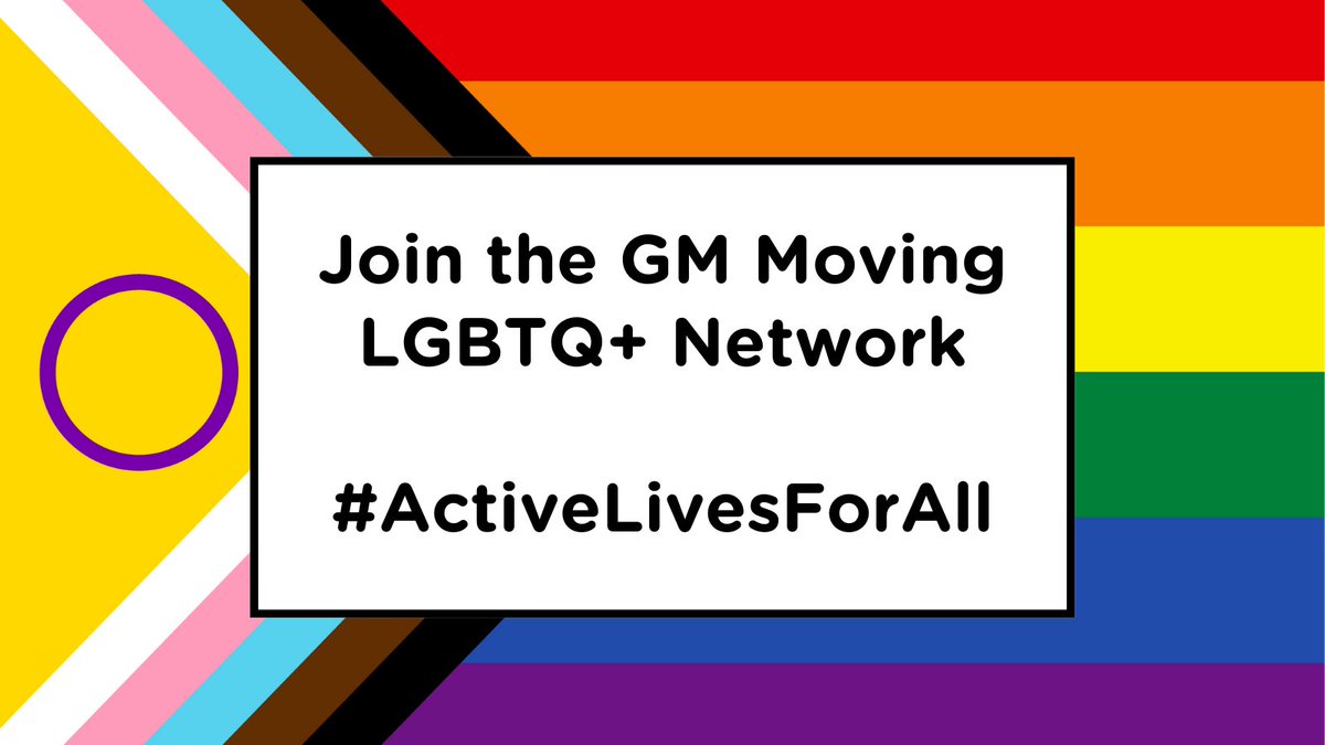 Today is the International Day Against Homophobia, Biphobia and Transphobia and, just like every day, we are committed to tackling the barriers to movement that members of the LGBTQ+ community face. Find out more and join the GM Moving LGBTQ+ Network: gmmoving.co.uk/commitments/pe…