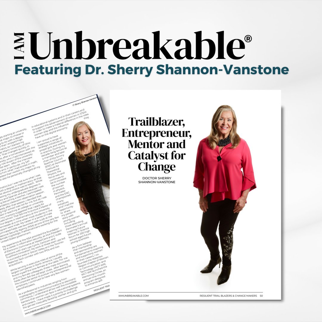 Have you checked out the latest issue of @AdrianneFekete's I Am Unbreakable Global Media magazine? Don’t miss our fearless founder, Dr. Sherry Shannon-Vanstone's inspiring feature, along with many others!

Find it here: bit.ly/4bk9mzd

#WomenInBusiness #Entrepreneurship