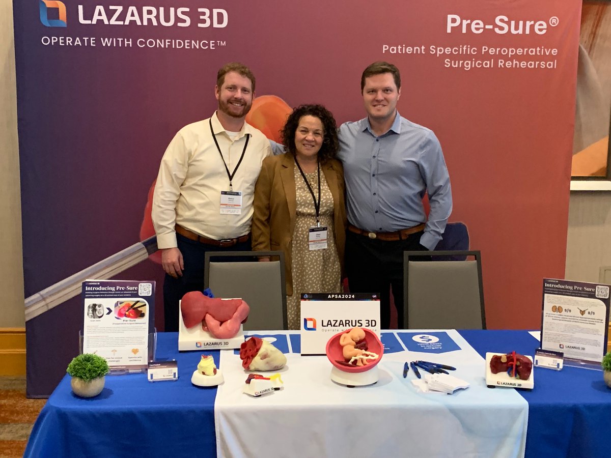 Come join us at the APSA (American Pediatric Surgical Association) 2024 to explore how soft tissue 3D printing can assist surgeries on the smallest of patients!
