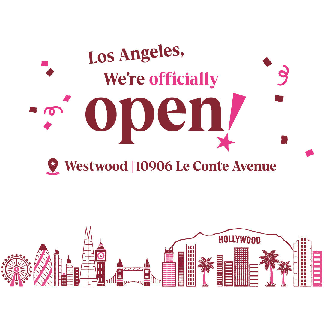 Hey there, LA! We're now open in Westwood! Swing by for organic coffee and freshly made food. We can't wait to meet you!