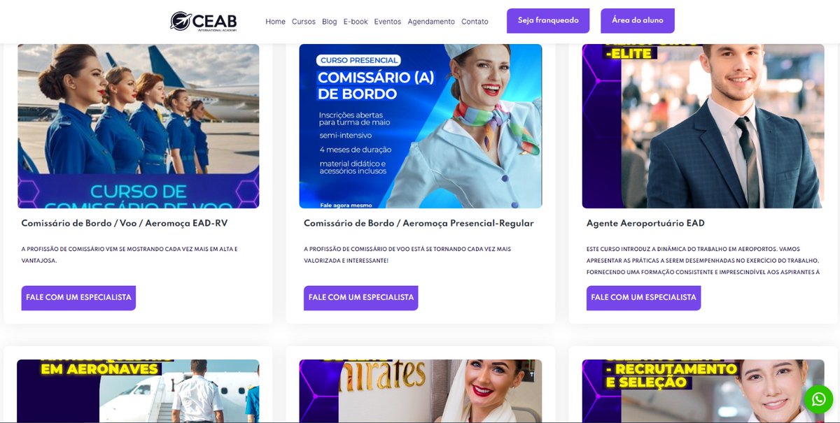 CEABBR's tweet photo. Diversos cursos, veja em nosso site 
https://t.co/qoQh7s8WLc https://t.co/6c8GBp5aww