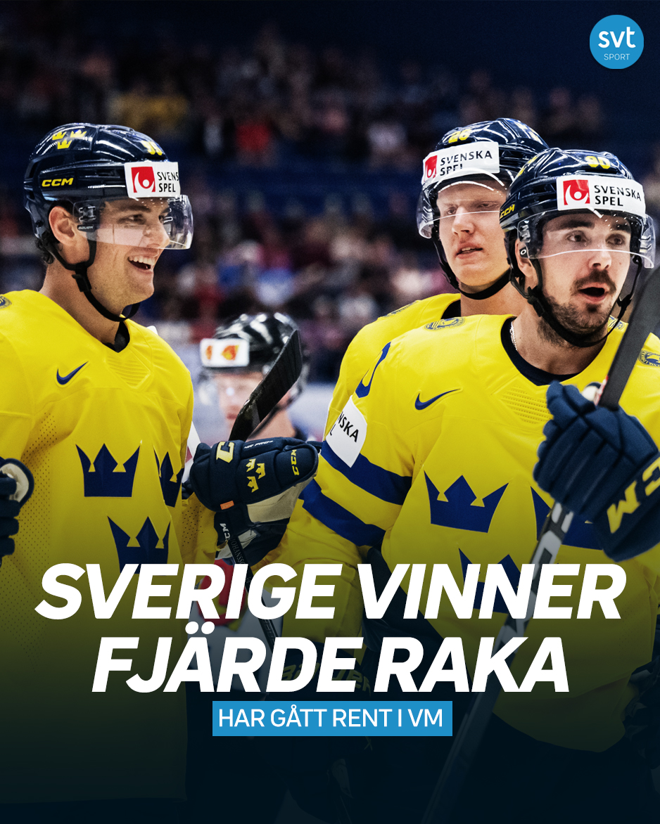 Sverige besegrade Kazakstan med 3-1
🇸🇪
Nu har Sverige vunnit alla matcher och gjort mål i alla perioder
🇸🇪

Läs mer 👇
svt.se/sport/ishockey…
