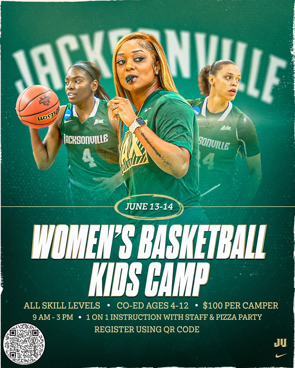 Start your summer off with JU!

Our Kids Camp welcomes all skill levels of boys & girls between the ages of 4-12 years old to come sharpen their skills for the next level. Registration is filling up fast. Secure your spot!

Registration link is in our bio!

#RideTheWave #KidsCamp