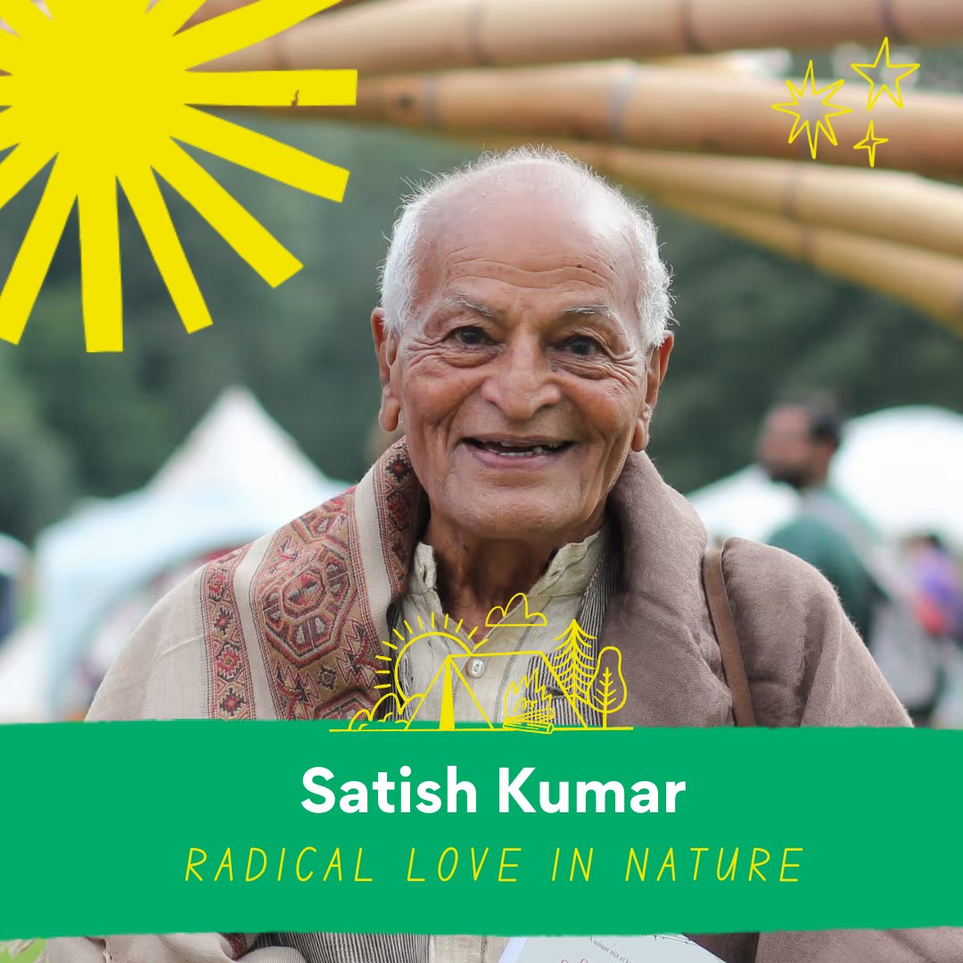 We're delighted to share that Satish Kumar will be speaking at the @happystartups #Summercamp 2024! It's happening from the 13-15 September. This year’s speakers include #SatishKumar (@SchumacherColl), @PhoebeTickell (#ImaginationActivism), @andychaleff (The Last Letter) and