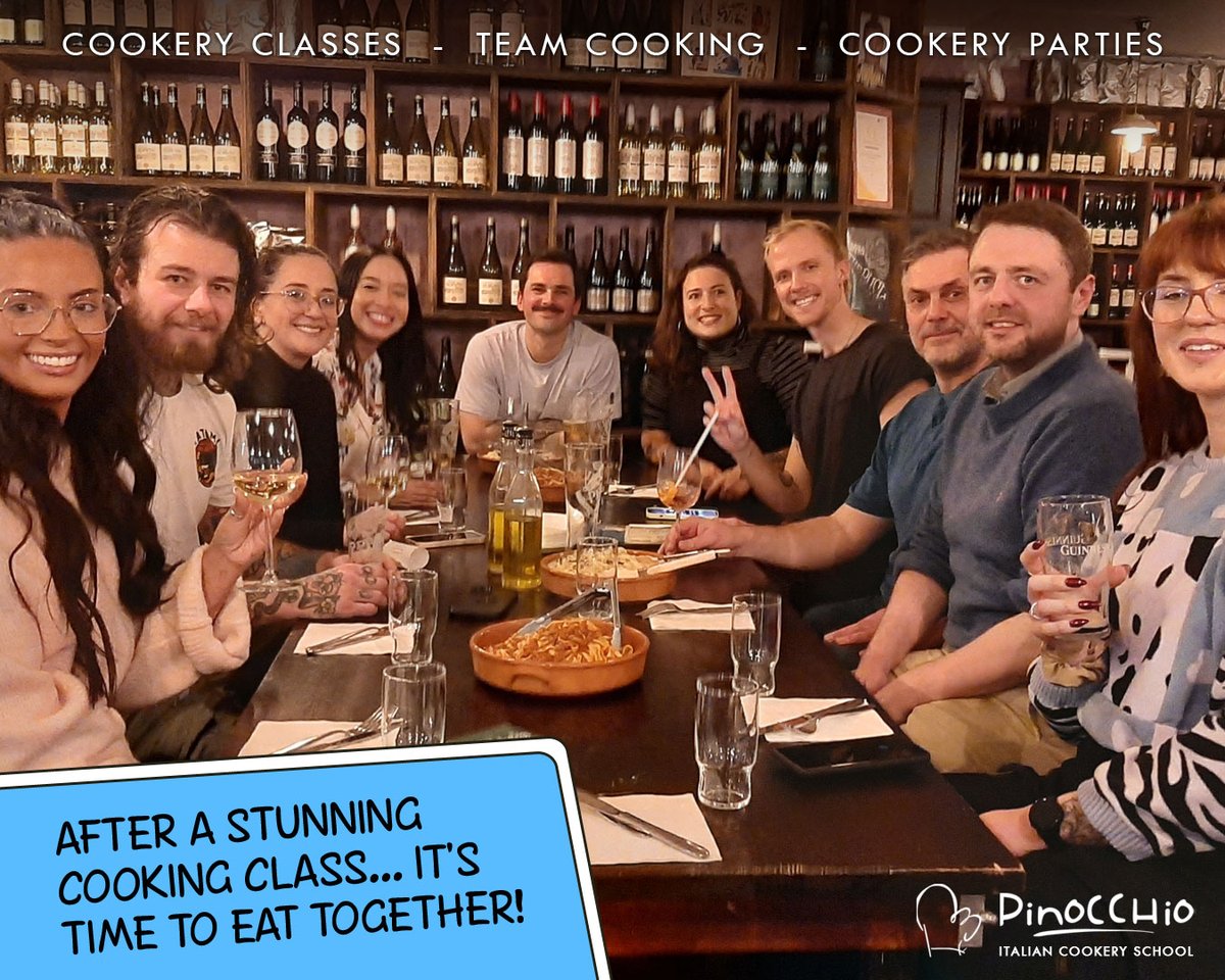 There is nothing more beautiful than seeing you happy and amused😁🥰❤
Waiting for you at our cookery school, book now 👨‍🍳👉 pinocchio.ie/home/italian-c…
Or
📩info@flavourofitaly.net
☎️01 4608800

#cookingclasses #teambuilding #teambonding #groupactivity #corporateparty #cookingparty