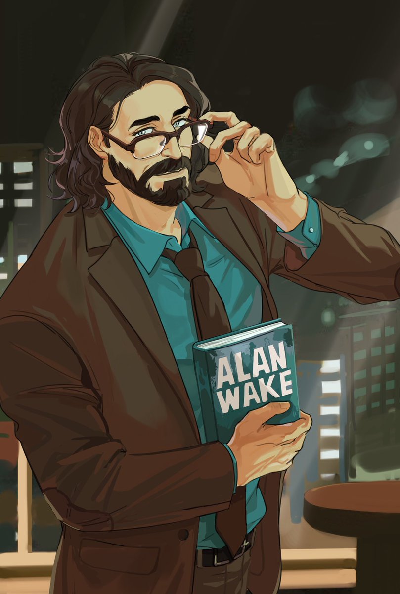 I want to see Alan wearing glasses, so I drew this