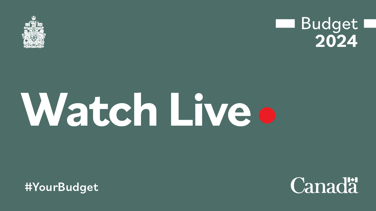 Watch live: Prime Minister Justin Trudeau highlights #Budget2024 measures to support families and makes an announcement on the National School Food Program. Tune in: ow.ly/CmSq50RIJMP