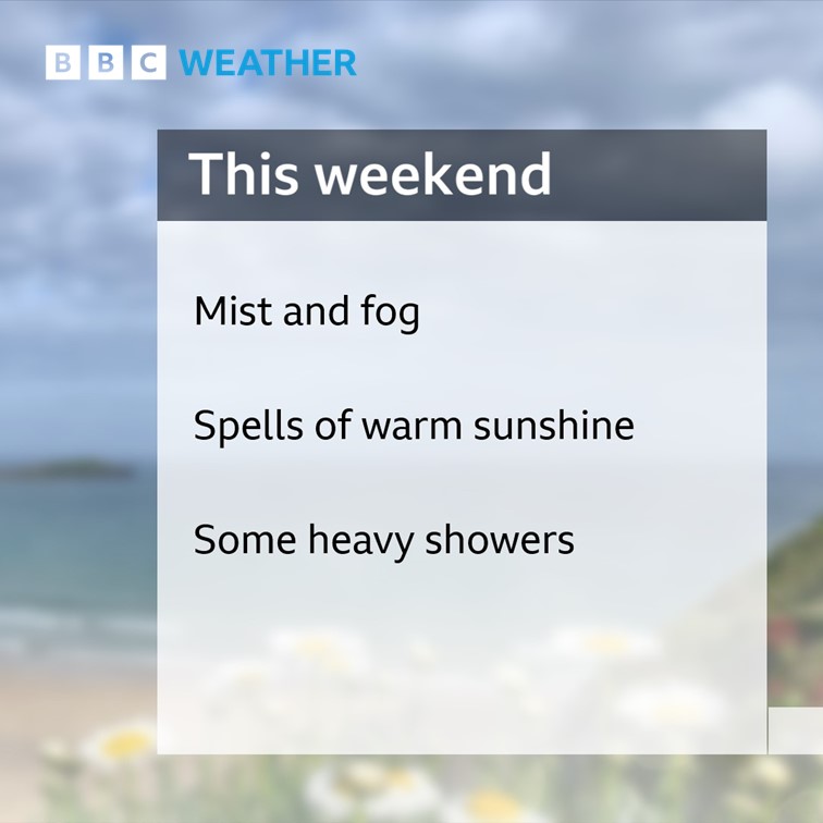 It's a bit a of a mixed bag this weekend but most places should see a bit of sunshine 🌞 Key an eye on your local forecast here: bbc.in/4dK0dRQ