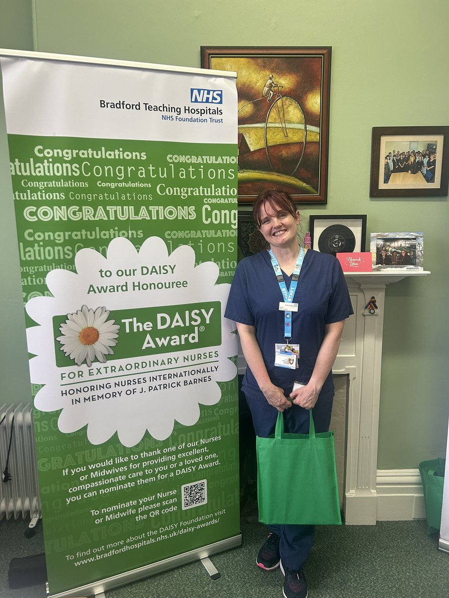 BTHFT Advanced Clinical Practitioners (@advancedbthft) on Twitter photo A well deserved Daisy award to Kerri our fantastic Oncology ACP. Recognising her compassion and patient advocacy in difficult circumstances. <a href="/MemeryTamsin/">Tamsin Memery</a> <a href="/Jhilty33/">Jo Hilton</a> <a href="/karendawber/">Prof Karen Dawber 🌈</a> @Mel_Pickup A well deserved Daisy award to Kerri our fantastic Oncology ACP. Recognising her compassion and patient advocacy in difficult circumstances. <a href="/MemeryTamsin/">Tamsin Memery</a> <a href="/Jhilty33/">Jo Hilton</a> <a href="/karendawber/">Prof Karen Dawber 🌈</a> @Mel_Pickup