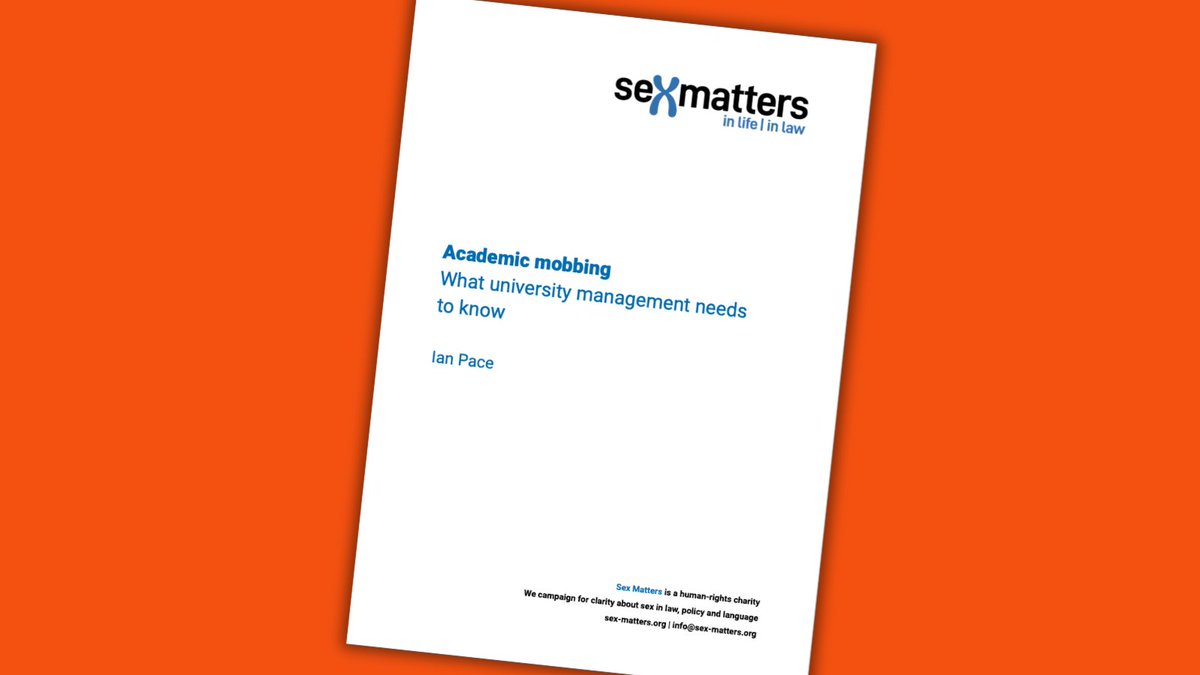 SexMattersOrg's tweet photo. Academic mobbing – what university management needs to know

@ianpacemain explores why mobbing seems to be on the rise in universities, with consequences that go far beyond the victims, and considers what can be done to fight back.

🔗 https://t.co/3gr0vX0YK3 https://t.co/ekZ2UHnqbi