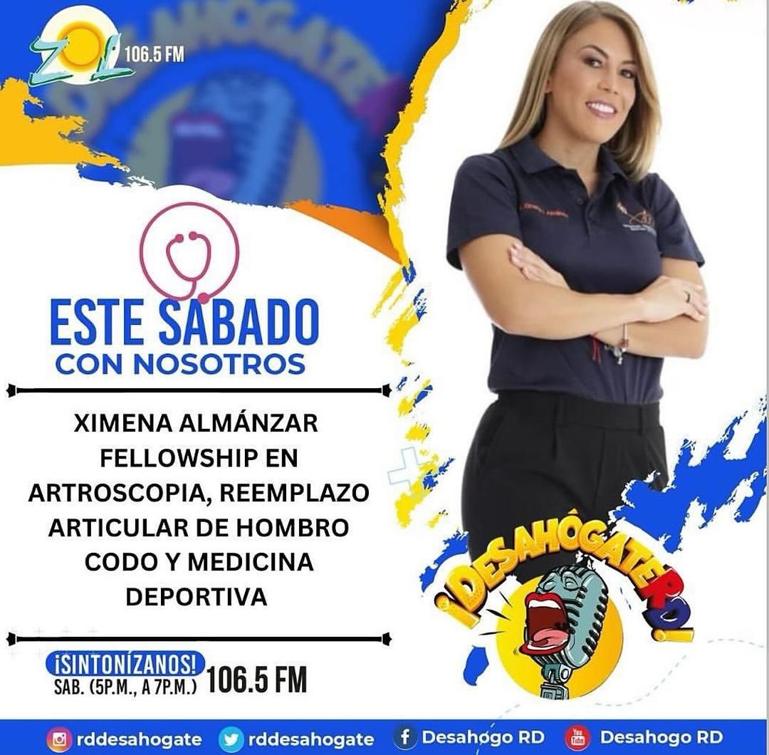 Este Sábado 18 de Mayo estaremos conversando con la Dra. Ximena Inés Almánzar Almánzar (@Draxia_). ¡Sintonízanos! ¡Desahógate RD! Sab. (5p.m., a 7p.m.) #DesahogateRD #DesahogoRD #ZolFm1065 @ZOLFM1065