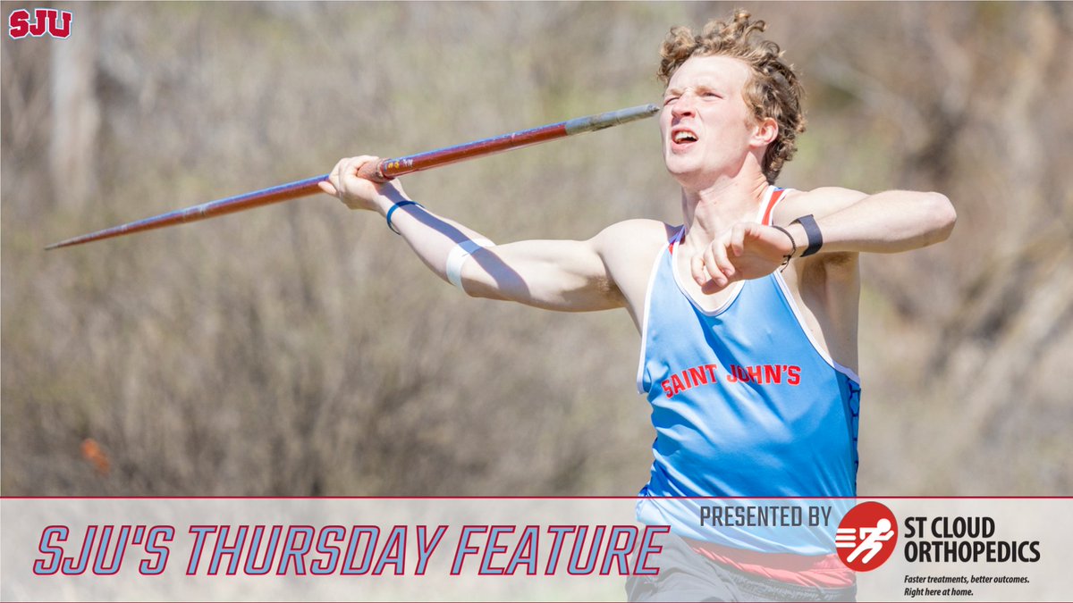 Saint John’s junior Max Lelwica finished 2nd at this season’s MIAC decathlon & stands a good chance of advancing to the @NCAADIII Championships.

Read about the @BrainerdSchools grad in today's @StCloudOrtho Thursday Feature!

STORY: gojohnnies.com/news/2024/5/16…

#GoJohnnies #d3tf
