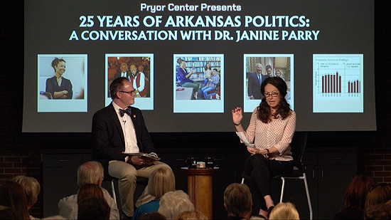 The recording of our recent Pryor Center Presents with Dr. Janine Parry is available on our website! There were technical difficulties with the video, but you can still hear the discussion and Parry's insights into the last 25 years of Arkansas politics. tinyurl.com/43xajd9b