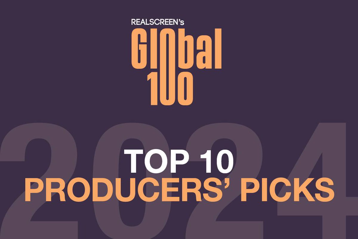 Realscreen’s Global 100 Top Tens: Producers pick their peers.

realscreen.com/2024/05/16/rea…
