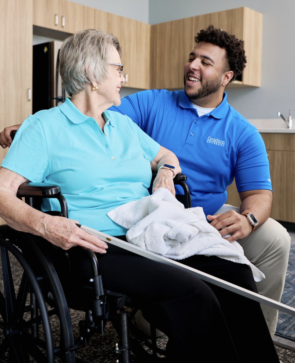 CreightonPHX's tweet photo. Meet Drew Patania-Young: #CreightonGrad and member of the Phoenix campus’s first cohort of OT students! Drew says, “I’m most looking forward to establishing a footing in the hand therapy and hand surgery world as I begin my career.” 🐦 https://t.co/vqC9MGfQUG