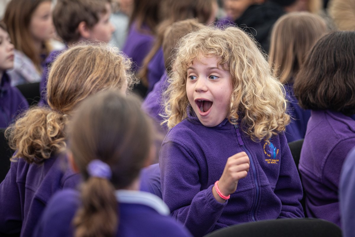 And a smashing line up of speakers at the festival including children's laureate Joseph Coelho, author Jacqueline Wilson, Francesca Simon and Lenny Henry. All quite the surprise for schoolchildren who had no idea who was on the star-studded guest list!