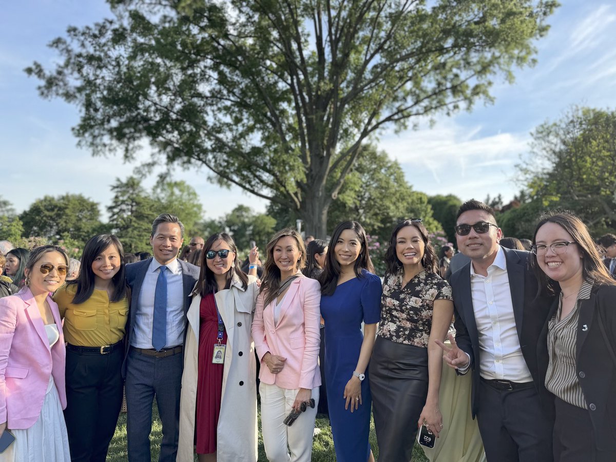 Earlier this week, our state committeeman Ricky Ly @TastyChomps visited the White House Rose Garden to celebrate AANHPI Heritage Month. This is the promise and strength of America. #whaanhpi #whitehouse