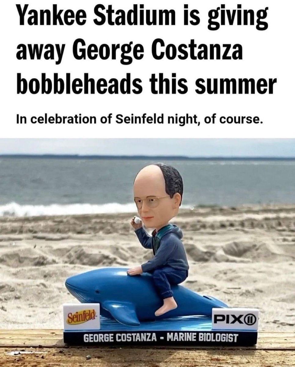 ELITE bobblehead giveaway by the Yankees.