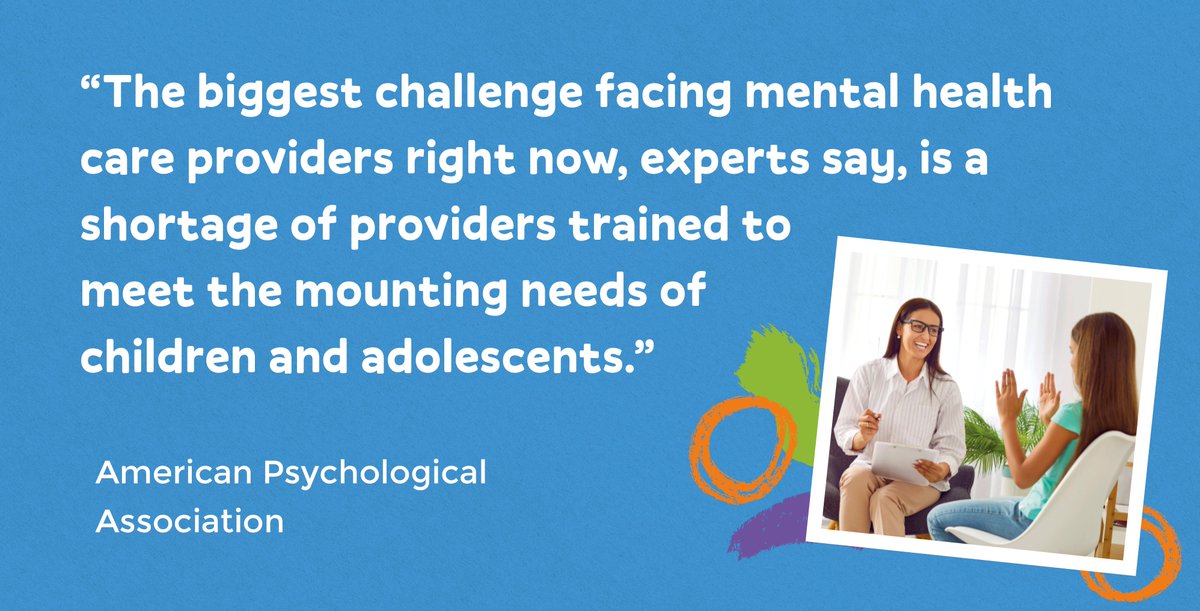 May is #MentalHealthAwarenessMonth. With a shortage of mental health providers nationally &amp; a growing number of youth facing issues such as depression and anxiety, we're proud to offer a variety of counseling services. Read more on our blog: tinyurl.com/n57kd8ub