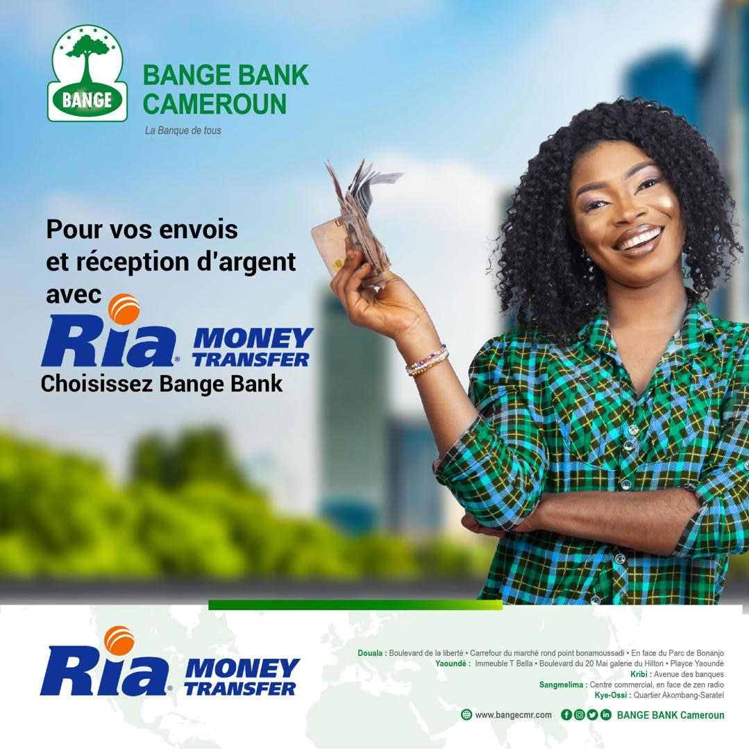 [Envoi Rapide]
Chez #bangebankcameroun 
Envoyez et recevez de l'argent à travers le monde via
#RIAMONEYTRANSFER 
#TransfertDArgent 
#envoirapide 
#labanquedetous
