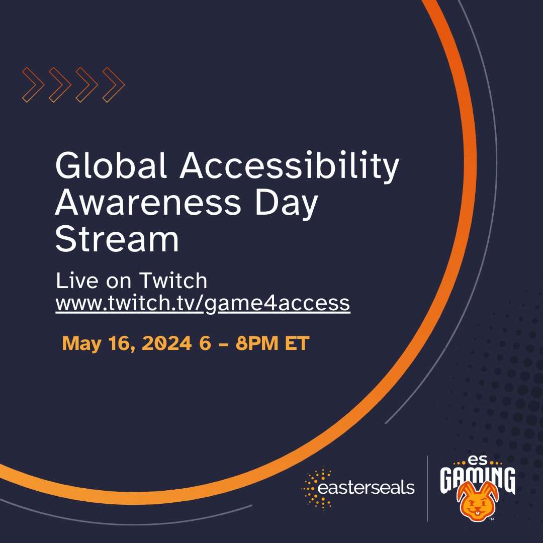 Happy #GlobalAccessibilityAwarenessDay! Join us in celebrating accessibility and inclusion on tonight's live stream! Brendan and Erin will play some Fortnite matches as they chat all things disability &amp; gaming. #GAAD #A11y

Join the stream live on Twitch: twitch.tv/game4access