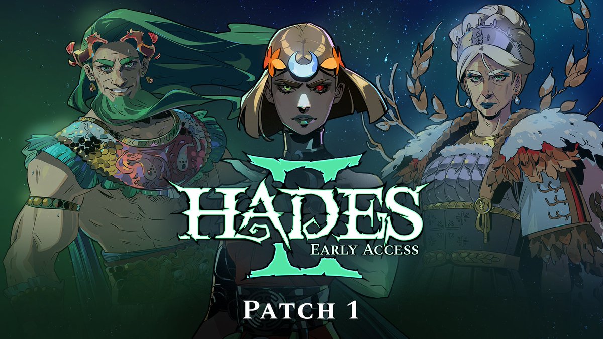 Our first Early Access patch for Hades II is out now on Steam and the Epic Games Store!! We're very grateful for all the feedback so far, which inspired this first set of targeted improvements and fixes.

🌒Full Patch Notes: store.steampowered.com/news/app/11453…