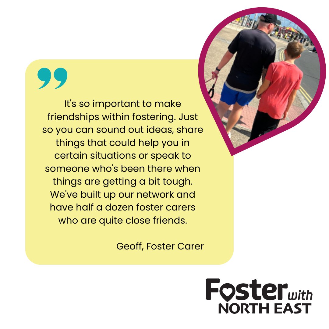 Geoff talks about the importance of the fostering community, connecting with other foster carers & creating support networks. Did you know all 12 local authorities in the North East are part of The Fostering Network’s Mockingbird programme? Find out more: fosterwithnortheast.org.uk