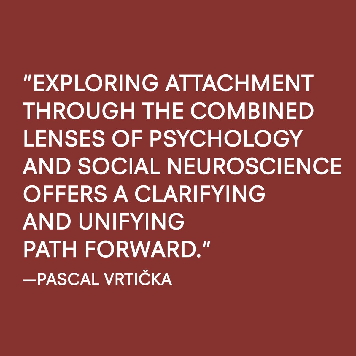 Learn about attachment theory in this issue of #SpiralMagazine! In “The Bonds that Define Us,” hear from @PVrticka, principal investigator of the Social Neuroscience of Human Attachment (SoNeAt) Lab at the University of Essex. Read now: rubinmuseum.org/spiral/the-bon…