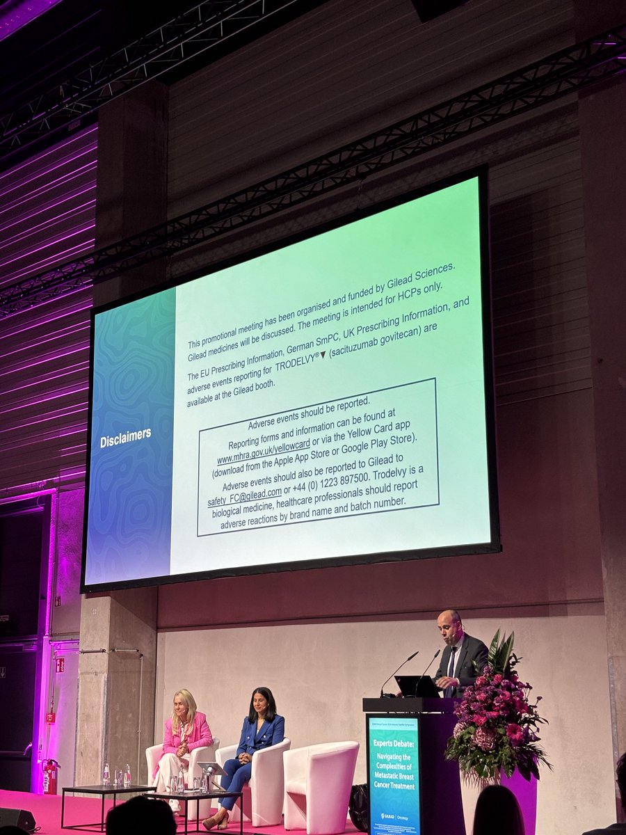 wearemedsir's tweet photo. At #ESMObreast24, we are honored to have Dr. @JavierCortesMD , MEDSIR Senior Scientific Lead, participating as the chair in @GileadSciences's industry satellite session titled "Experts Debate: Navigating the Complexities of Metastatic Breast Cancer Treatment." https://t.co/QJO6MJkxe0