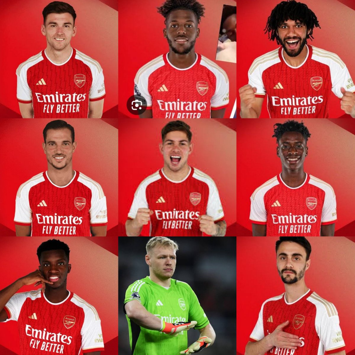These players will either be sold or released over the summer
.
Odegaard will take the number 10 with one of the new signings taking the number 8. If Partey leaves there's a chance that Timber will take the number 5.
⚪🔴🐘