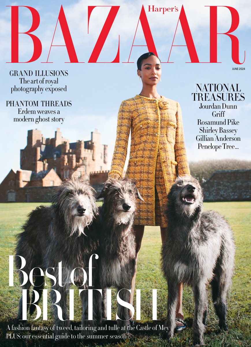 In a world first, we welcomed @BazaarUK to the historic @thecastleofmey in Caithness, Scotland, to photograph @missjourdandunn for the magazine’s ‘Best of British’ cover. harpersbazaar.com/uk/ 📷 Photography by Richard Phibbs