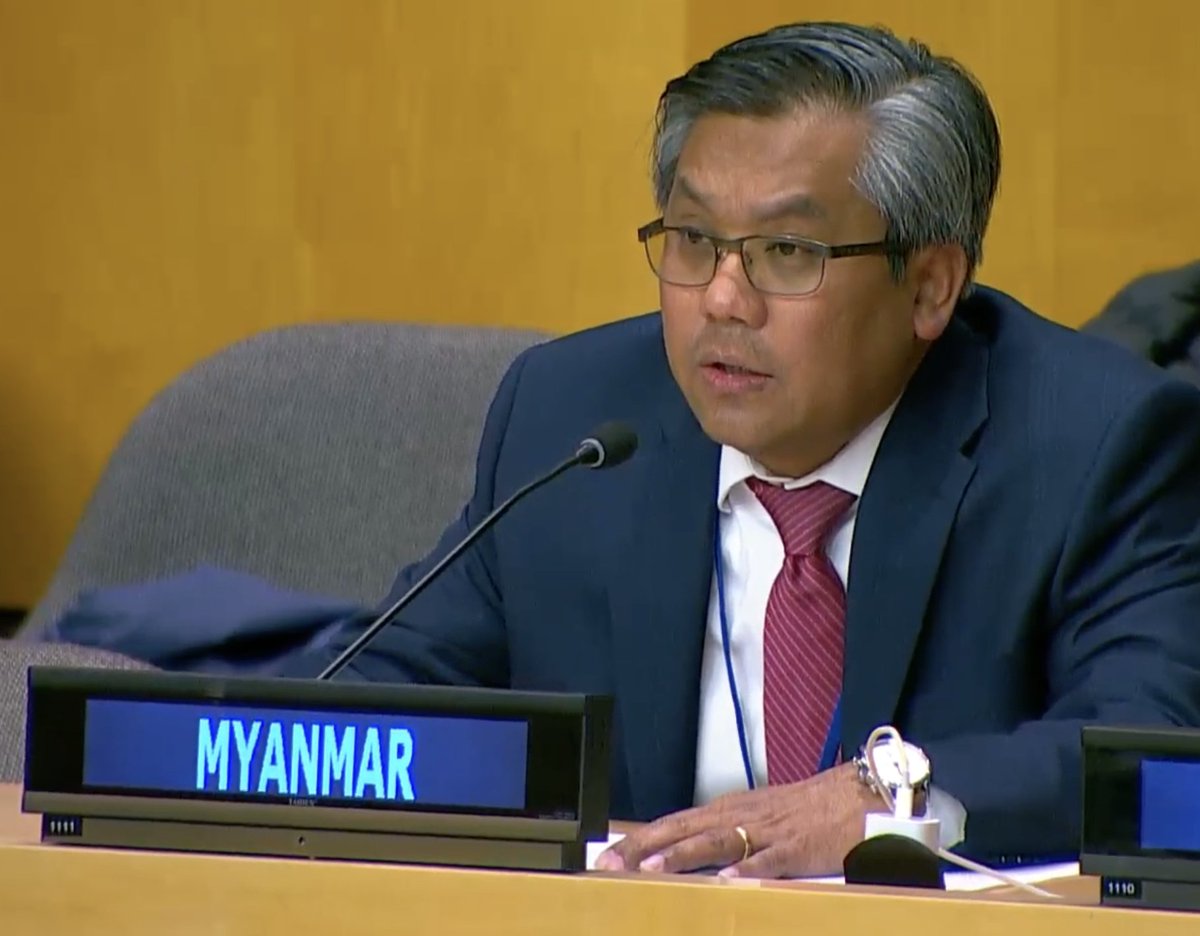 “Myanmar remains open to collaborating with the UNDS and the international community in designing and implementing #INFFs for Myanmar.' - Representative of Myanmar to the UN