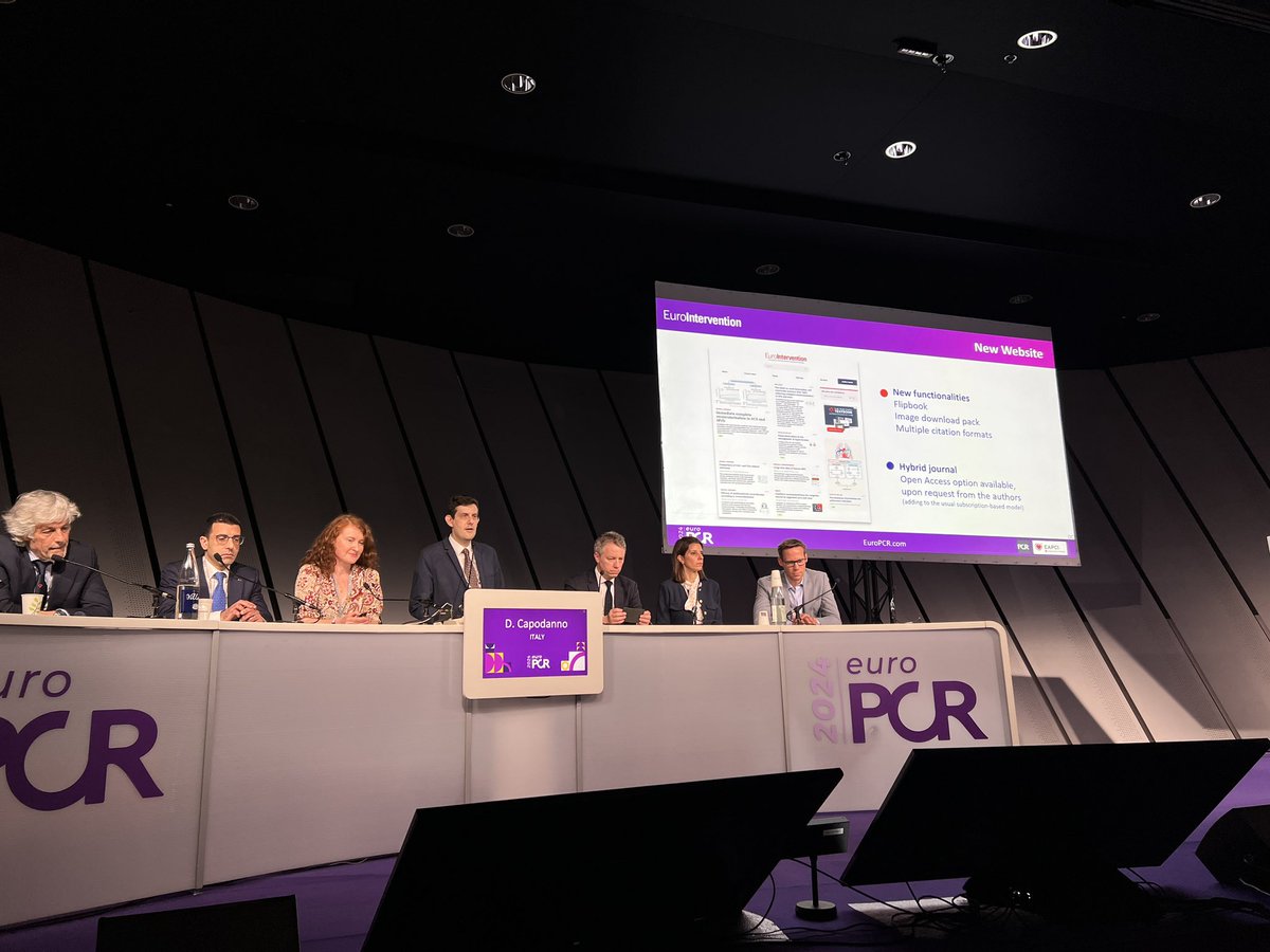 Time for our annual meeting at #EuroPCR!