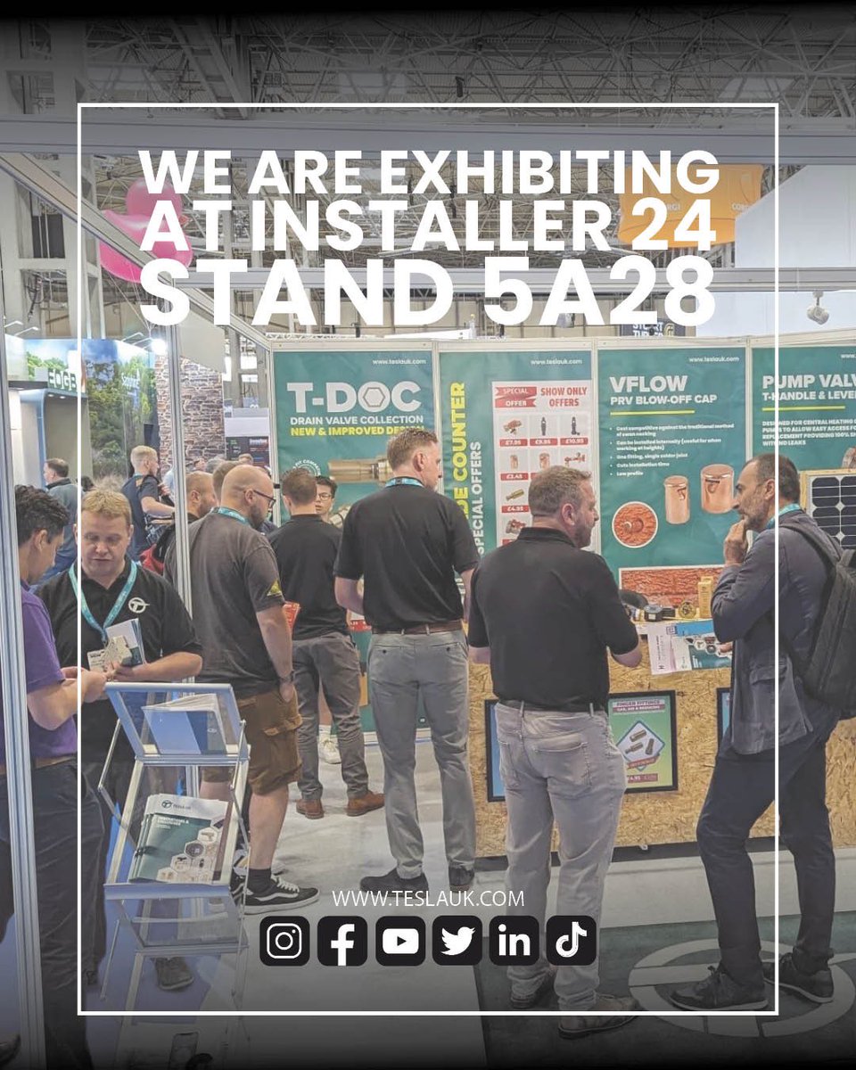 Not long now until Installer 24, be sure to drop by our stand if you want to get hands on with all the latest innovations from Tesla UK Ltd.

Looking forward to seeing you there.