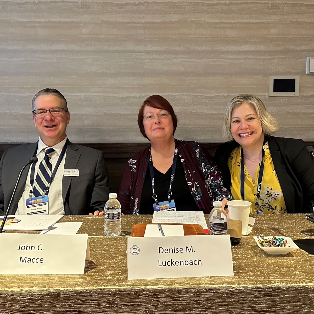 Members John Macce, Esq., Denise Luckenbach, Esq., and Amanda Rochow, Esq. present on Insurance Law at the New Jersey State Bar Association annual meeting and convention.  #NJSBA #NJDA #InsuranceLaw