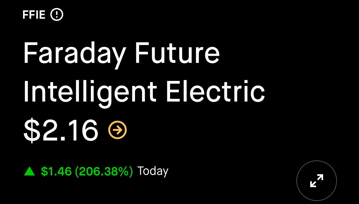 StockSwingAlert's tweet photo. As I was saying!!! $FFIE got damn 💥💥💥 https://t.co/KB2ldoSQ2a