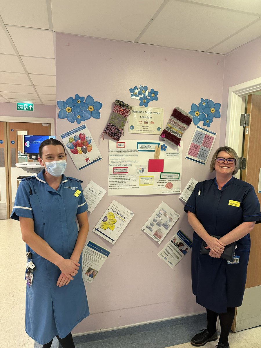 Next stop on our tour of the wards with @vickyDCNO was acute frailty, w31a, w40 and w20a. Some great information for staff, patients and their relatives.